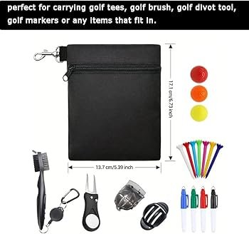 Golf Tee Pouch Pack