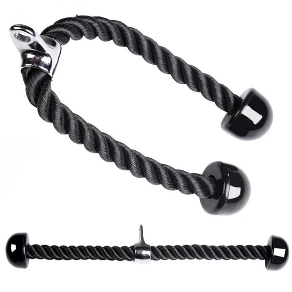 High Grade Double Pull Biceps MMA Tricep Rope for Arm Muscle Building Tali Latihan otot Tricep READY STOCK