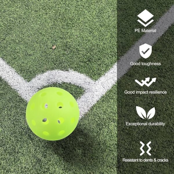 91DVmwYnMxL._UF894,1000_QL80_ 5 PCS USA Tourney 101 Pickleball Ball Tournament Grade 40 Holes