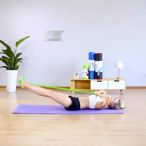 Fitness Yoga Sit up Equipment Pull Up Rope Elastic Band Legged Pedal Resistance Band