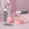 Heba32137c0384e16b0d31ac9937dab4fV Jumping Rope 2 In 1 Ball or Rope Home Fitness Equipment Skipping Rope