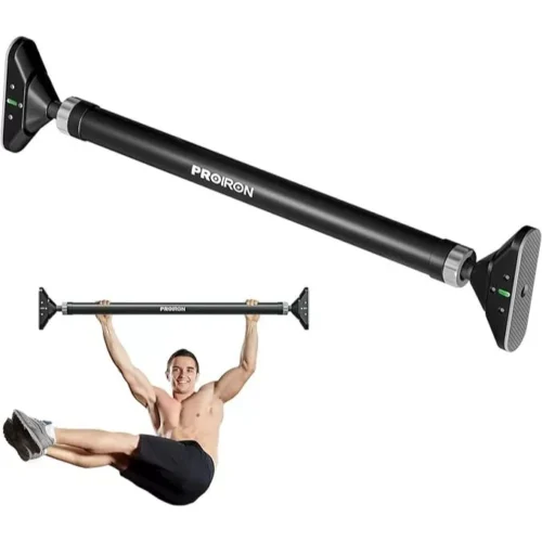 Door Pull Up Bar Doorway Frame Chin Up Bar from 72cm 97cm Home Gym Upper Body Workout Fitness Equipment Exercise Hanging Bar Portable Non slip Secure Grip 200KG No Screws