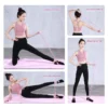Elastic Yoga Puller Durable Sit Up Resistance Band Multi Function Tension Rope for Abdomen Waist Arm Yoga Stretching Rubber Loop Pull Rope Slimming Beauty Back Training Equipment