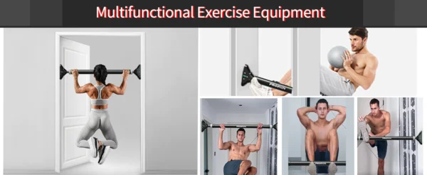 cn-11134208-820l4-mg7bis72nxn04d.webp Door Pull Up Bar Doorway Frame Chin Up Bar from 72cm 97cm Home Gym Upper Body Workout Fitness Equipment Exercise Hanging Bar Portable Non slip Secure Grip 200KG No Screws