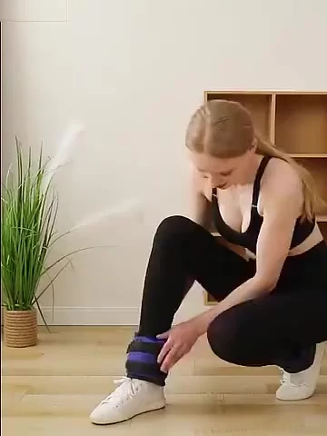 2pcs Ankle Weight 1 6KG Wrist Sand Bag Adjustable Arm Leg Running Brisk Walk Exercise Sandbag