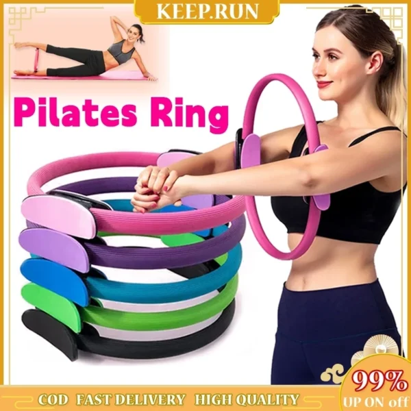 Yoga Training Ring Pilates Magic Rings Full Body Toning Muscles Body Exercise Fitness Exercise Yoga Wheel