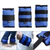 2pcs Ankle Weight 1 6KG Wrist Sand Bag Adjustable Arm Leg Running Brisk Walk Exercise Sandbag