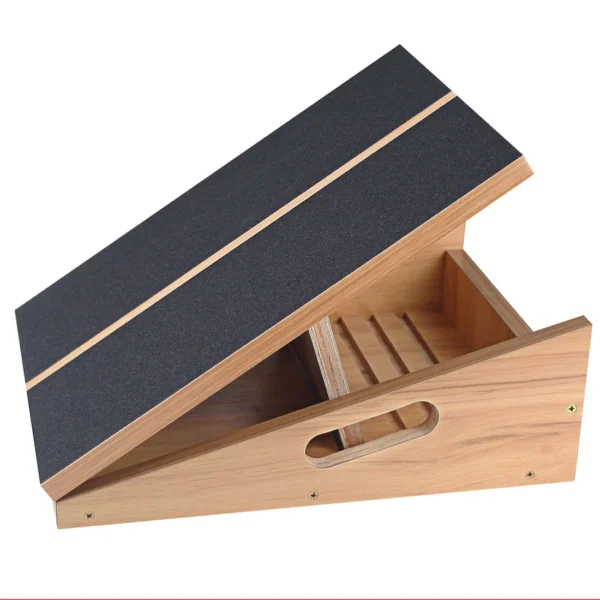 Professional Wooden Slant Board Slant Board for Calf Stretch Foldable Adjustable Incline Board 5 Angles