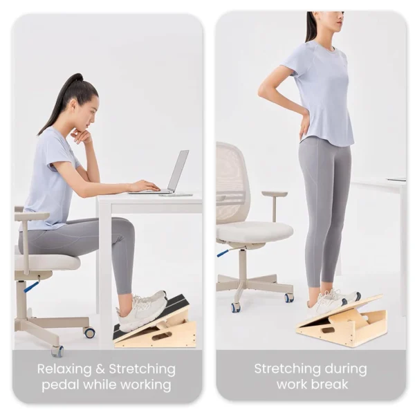 Professional Wooden Slant Board Slant Board for Calf Stretch Foldable Adjustable Incline Board 5 Angles