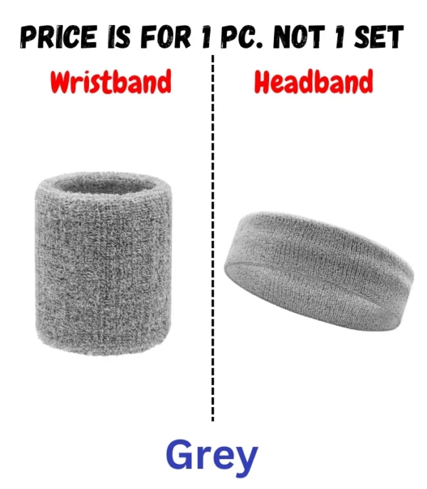 Basketball Unisex Cotton Sweat Band Headband Sweatband Wristband Wrist Sport Band Badminton Wrist