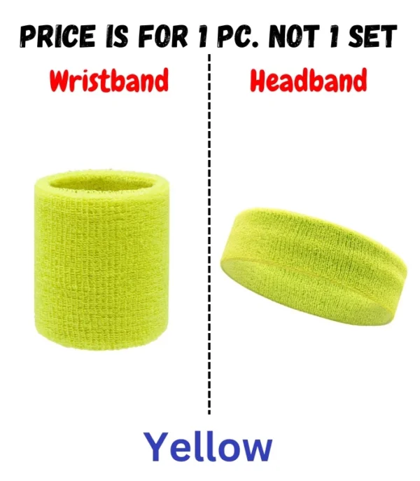 Basketball Unisex Cotton Sweat Band Headband Sweatband Wristband Wrist Sport Band Badminton Wrist