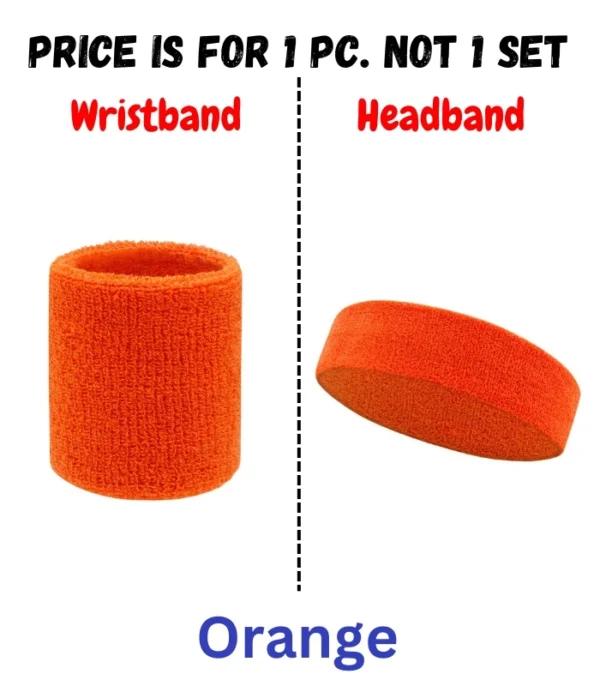 Basketball Unisex Cotton Sweat Band Headband Sweatband Wristband Wrist Sport Band Badminton Wrist