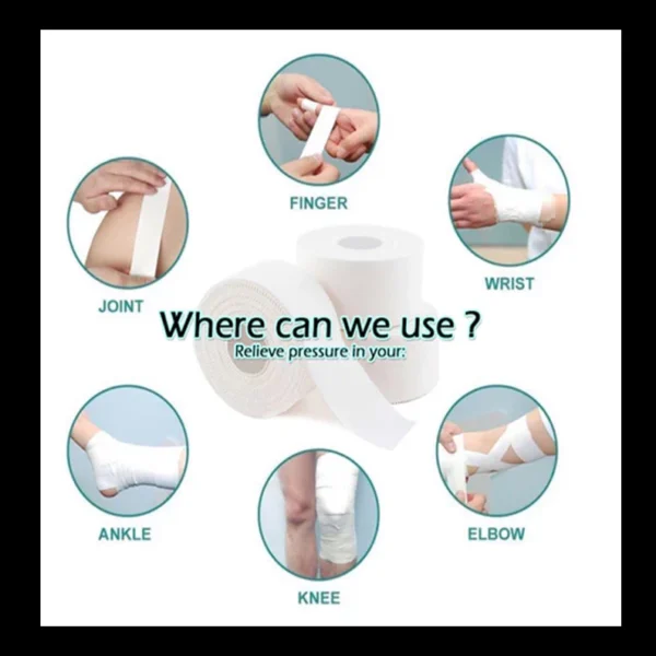 sg-11134202-7reps-m1taqxljbaro88.webp MCFIT Sport Bandage Tape Self Adhesive Elastic Bandage First Aid Tape Wrap Stretch Knee Support Pads Strapping Tape