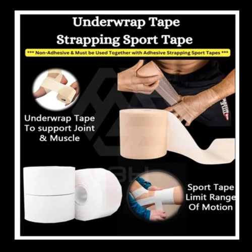 sg-11134202-7repv-m1taqxapsjes85.webp MCFIT Sport Bandage Tape Self Adhesive Elastic Bandage First Aid Tape Wrap Stretch Knee Support Pads Strapping Tape