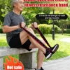 Elastic Yoga Strap Resistance Band Stretching Band for Waist Leg Strength Training
