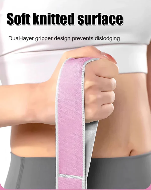 Elastic Yoga Strap Resistance Band Stretching Band for Waist Leg Strength Training
